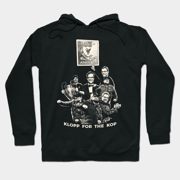 Klopp for the kop Hoodie by Yopi